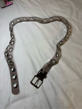 wild fable Translucent Smoke Grommet Belt